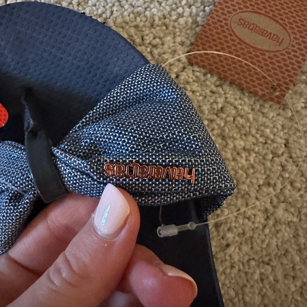 Havaianas Women's You St. Tropez Shine Flip Flops - 11/12 W - Picture 5 of 11